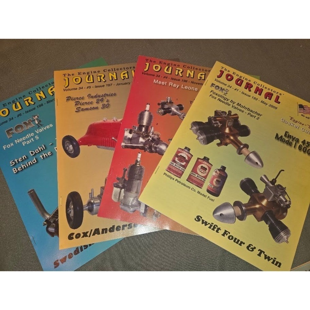 The Engine Collectors Journal Magazines Vol 34 Issues 193 196 197 198 Lot of 4
